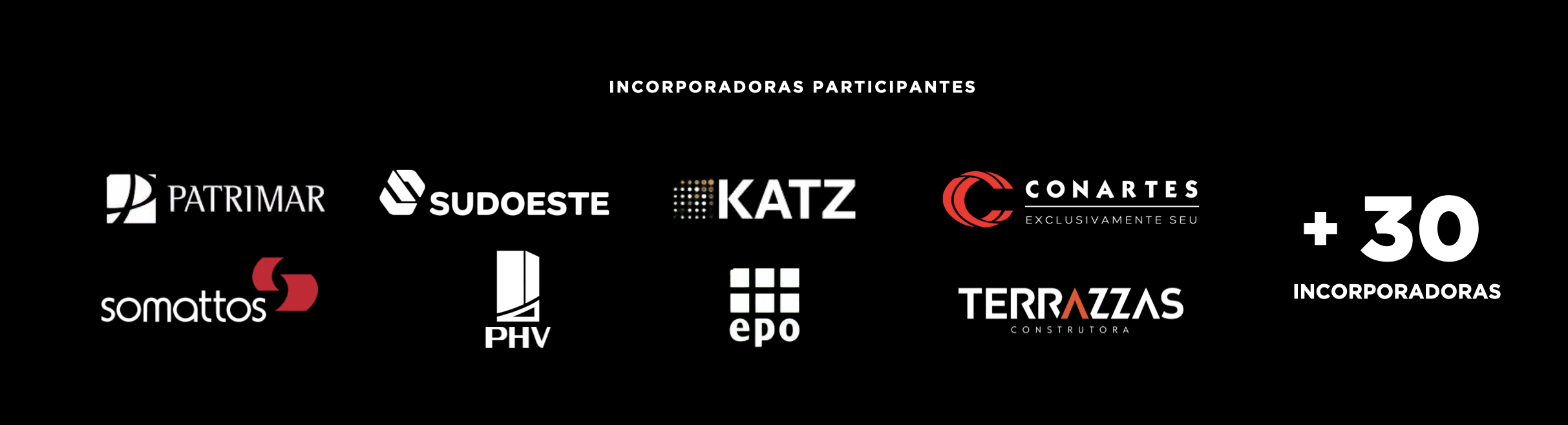 Incorporadoras participantes da HERE